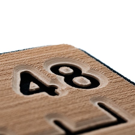 Seadek 48 Routed Ruler - 6mm - Brushed Texture - Mocha/Black 53584-80093